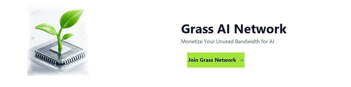 Grass AI Network — monetize your unused bandwidth for AI. Join Grass Network.
