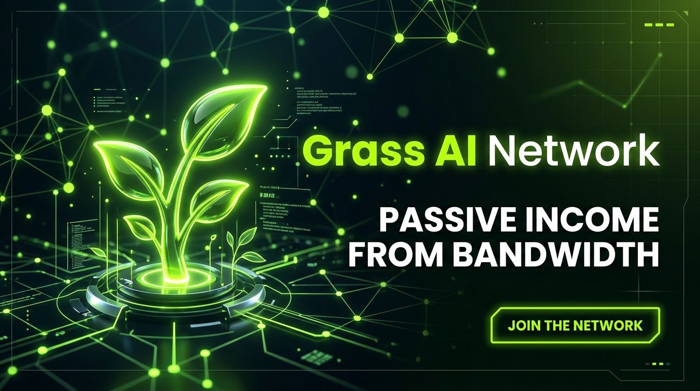 Grass AI Network — passive income from bandwidth. Join the network.